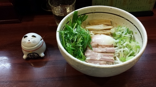 「こってり汁なし750円+ばくだん0円」@麺屋 旬の写真