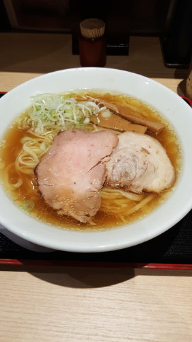 「ラーメンあっさり並」@松戸富田麺業 千葉駅構内店の写真
