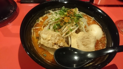 「特製辛味噌拉麺(1000円)」@辛味噌拉麺BOMBERの写真