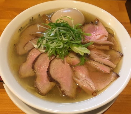 「味玉叉焼塩1150円」@麺庵ちとせの写真