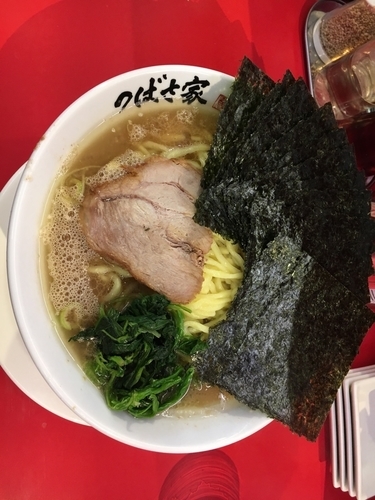 「海苔ラーメン おおも」@横浜家系ラーメン つばさ家 高崎店の写真