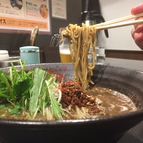 「黒胡麻担担麺」@香気 四川麺条 祖師ヶ谷大蔵店の写真