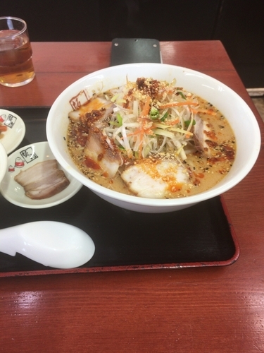 「期間限定　ごま味噌ラーメン」@喜多方ラーメン 坂内 潮来店の写真
