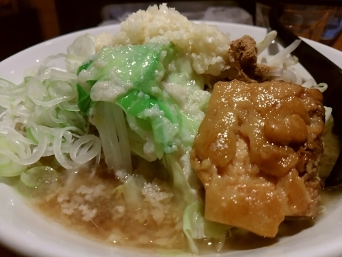 「【11月限定】G系濃厚トンコツ醤油ラーメン850円」@らぁ麺屋 つなぎの写真