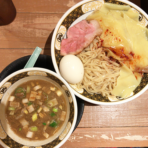 「醤油つけめん（中盛）＋味付たまご」@ラーメン凪 下北沢店の写真