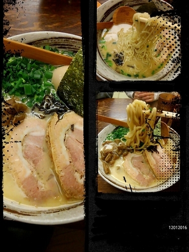 「濃厚鶏そば竜神洞SP（大盛太麺＋替玉細麺）」@鶏そばや 竜神洞の写真