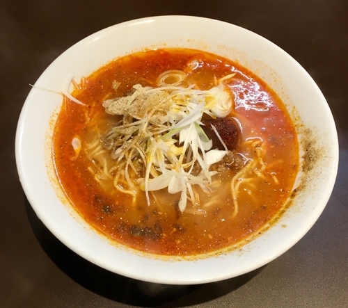 「辛海そば 800円」@NIGORI JOUYU らーめん 五文の写真