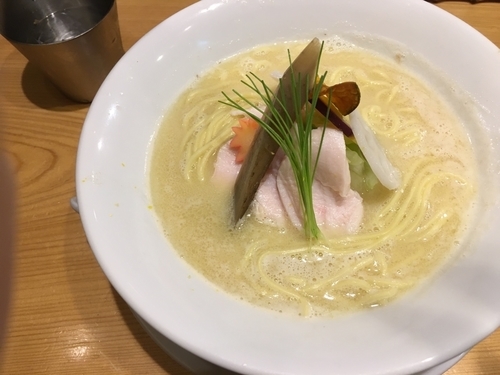 「鶏白湯SOBA(並) ¥950円」@銀座 篝の写真