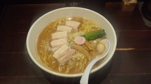 「中華そば（大）」@銀座 朧月 目黒処の写真