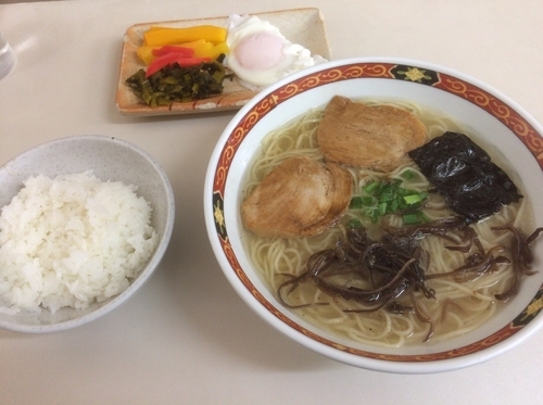 「ラーメン定食」@ラーメン天和の写真
