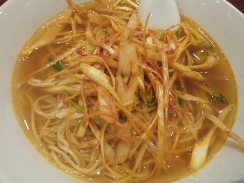 「ネギ麺810円(柏ランパス5で540円)」@唐庄酒家 柏店の写真