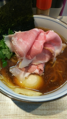 「特製煮干しそば」@中華そば 四つ葉の写真