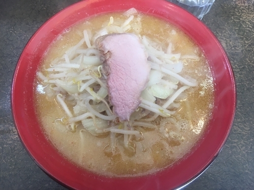 「ミソラーメン800円」@味噌ラーメン 雪ぐにの写真
