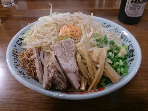「Ｇまぜそば」@横浜家系ラーメン 二代目 肉そば家の写真