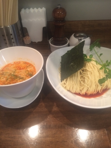 「担々つけ麺大盛り」@創作麺工房 鳴龍の写真