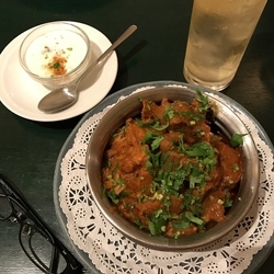 ラム肉のビリヤニ, チーズクルチャハーフ