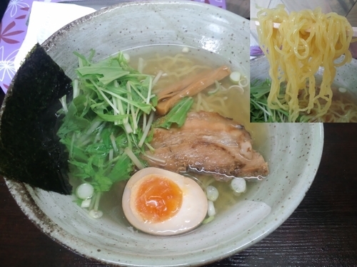 「濱塩らぁめん 680円」@濱塩らぁめん白虎 新杉田店の写真