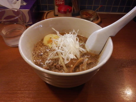 「ハーフラーメン（味噌）」@札幌ラーメン ひぐま 中央市場店の写真