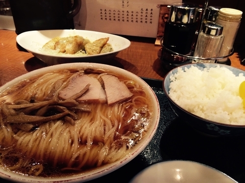 「ラーメン 餃子」@上海楼の写真