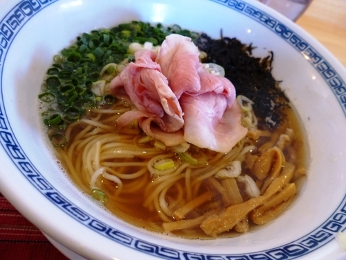 「伊吹いりこそば＋鶏玉ハーフ」@中華蕎麦 一無庵の写真