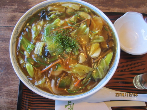 「皿うどん９７２円」@うどんの上州の写真