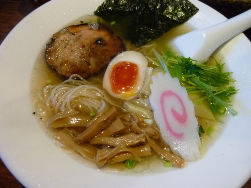 「海老わんたんめん」@らーめん なると家の写真