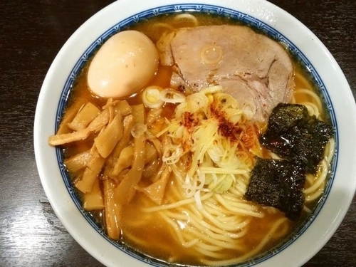 「塩ラーメン（中）＋味玉」@中華そば べんてんの写真