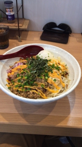 「みそまぜそば並み:750円 ＋ ジャンク大好き:150円」@麺小屋 てちの写真