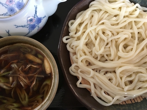 「鴨汁うどん 800円」@戸来商店の写真
