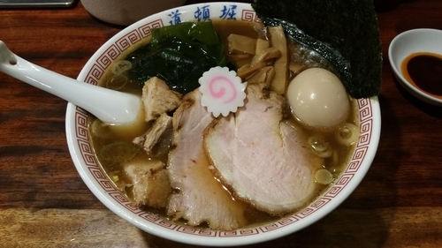 「特製中華そば(1000円)＋餃子(470円)」@中華めん処 道頓堀の写真