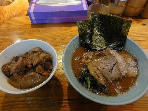 「上チャー　1,000円　こまチャー100円」@横浜ラーメン 武蔵家 大井町店の写真