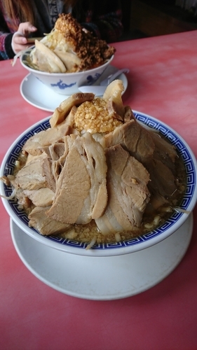 「ふじ麺小結バカ豚」@明神角ふじの写真