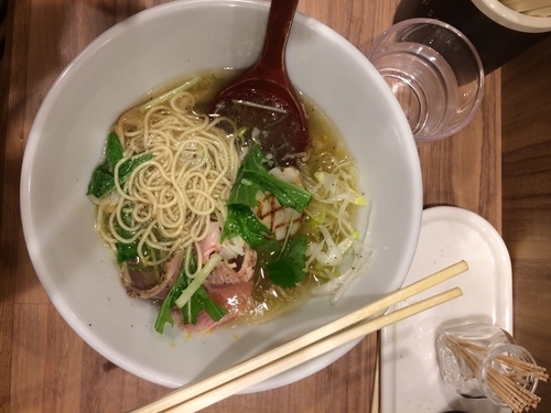 「帆立塩ラーメン」@旨美麺 築一の写真