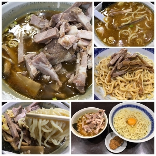 「つけ麺中850円生卵50円チャーシュー300円味噌200円」@中華そば べんてんの写真