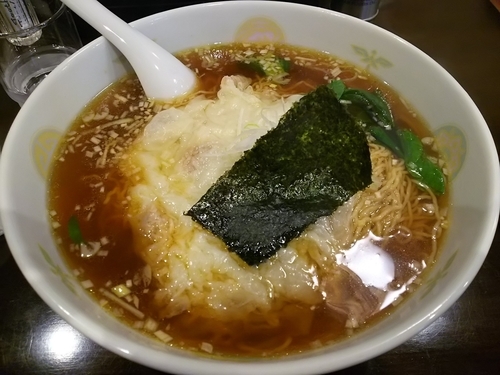 「雲呑麺（わんたんめん）　（大盛り）」@来々軒の写真