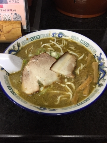 「こく煮干し 手打麺  730円」@長尾中華そば 西バイパス店の写真