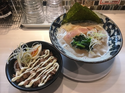 「豚そば&焼豚丼」@八の坊の写真