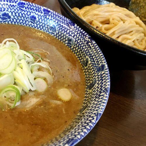 「つけ麺（少なめ）　750円」@つけ麺 弥七の写真