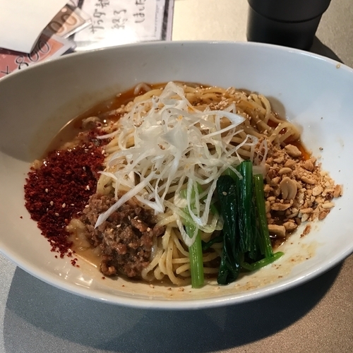 「汁なし坦々麺」@天雷軒 神谷町の写真