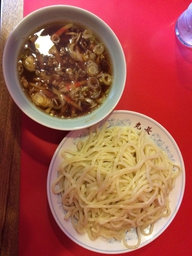 「つけそば中盛」@丸長 目白店の写真