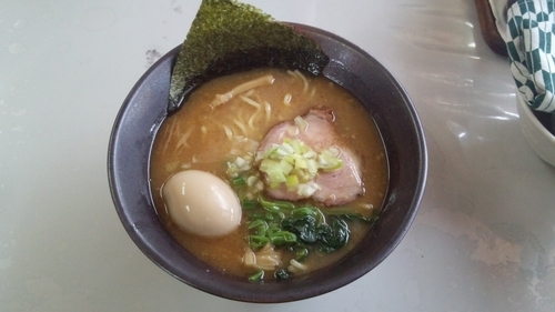 「味玉らーめん（大）」@拉麺工房 暁の写真