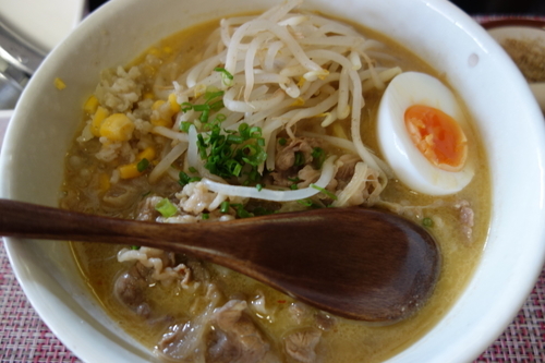 「牛そば味噌830円」@牛そば屋の写真