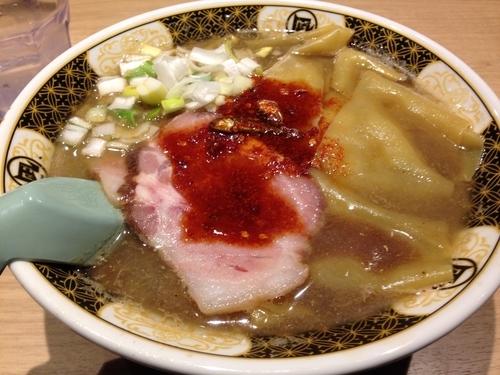「煮干ラーメン　￥８５０」@すごい煮干しラーメン 凪 名古屋驛麺通り店の写真