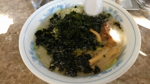 「岩のりラーメン　630円」@げんこつ屋の写真