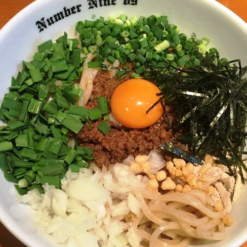 「まぜそば」@麺Dining Number Nine 09の写真