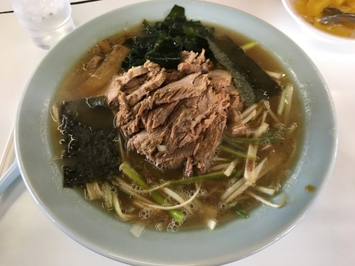 「ネギチャーシューメン中／￥950」@ラーメンショップ 的場店の写真