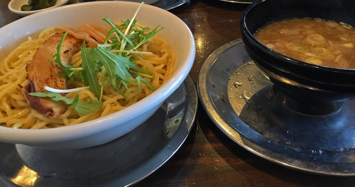 「鶏白湯つけ麺　大盛」@とりの助 上里店の写真
