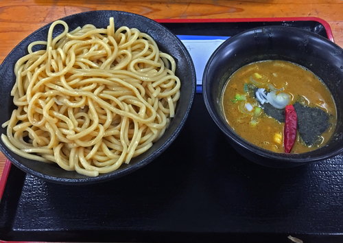 「カレーつけ麺　大盛」@つけめん・らあめん 福は内の写真
