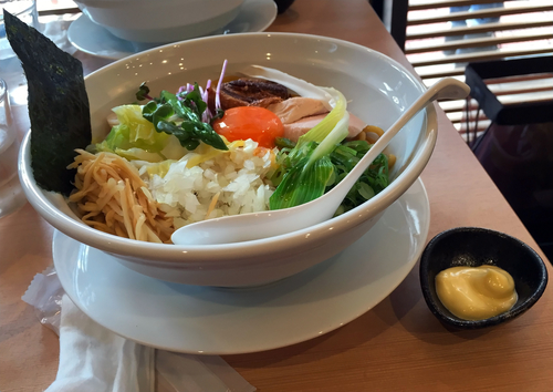 「特製まぜSOBA大盛（300g）」@銀座 篝 アトレ浦和店の写真