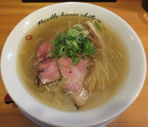 「塩らぁ麺（細麺）800円」@麺庵ちとせの写真